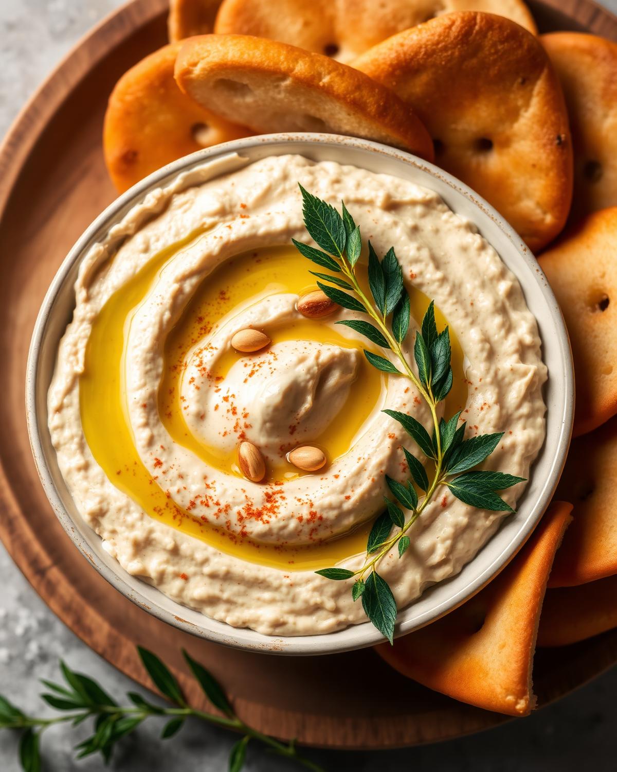 Houmous et pita